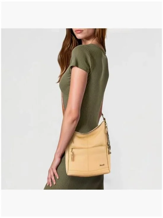 Premium Leather Crossbody Bag with Adjustable Strap and Multiple Pockets - Picture 2 of 7